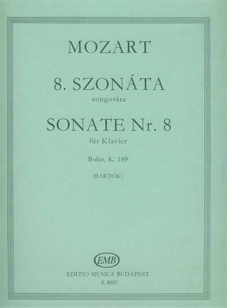 Sonate Nr. 8 B-Dur, KV 189f